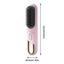 Load image into Gallery viewer, Portable Mini Charging Straight Hair Comb Fashionable Good Quality Negative Ion Hair Care Smooth Hair Care Wireless Straight Hair Comb
