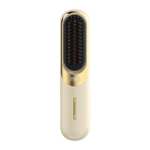 Load image into Gallery viewer, Wireless Straightening Comb Negative Ion Hair Care USB Charging Dry Wet Dual-use Straightener Ceramic Heating Straightening Rod
