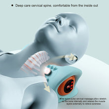 Load image into Gallery viewer, Portable Cervical Massager for Adult Cervical Repair Traction Neck Head Acupoint Massage Pillow Head Acupoint Cervical Massage Pillow
