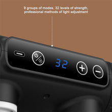 Load image into Gallery viewer, Six Head Fascia Gun Rechargeable Handheld Powerful Relaxation Body Massager Electric Vibration Massage High-frequency Fascia Gun
