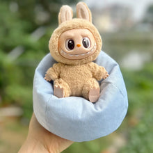 Load image into Gallery viewer, For 17cm Labubu Mini Sofa Bjd Doll Room Decoration Second Generation Sitting Party Series Doll Sofa Car Mini Sofa Bed
