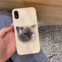 Load image into Gallery viewer, INS Cute 3D Funny Cat Phone Stand Grip tok Support For iPhone 11 13 Samsung Grip Tok Folding Finger Stand Socket Bracket
