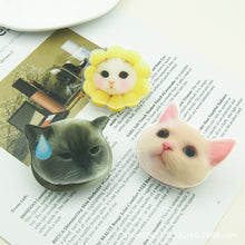 Load image into Gallery viewer, INS Cute 3D Funny Cat Phone Stand Grip tok Support For iPhone 11 13 Samsung Grip Tok Folding Finger Stand Socket Bracket

