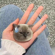 Load image into Gallery viewer, INS Cute 3D Funny Cat Phone Stand Grip tok Support For iPhone 11 13 Samsung Grip Tok Folding Finger Stand Socket Bracket
