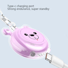 Load image into Gallery viewer, Mini Type-C rechargeable female self-defense and wolf-proof personal alarm, portable alarm for the elderly and children, high de
