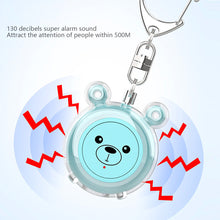 Load image into Gallery viewer, Mini Type-C rechargeable female self-defense and wolf-proof personal alarm, portable alarm for the elderly and children, high de
