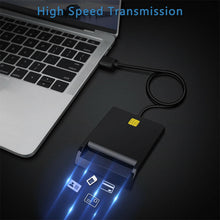 Load image into Gallery viewer, USB Smart Card Reader Stable Operation Reliable Simplicity for DNIE ATM CAC IC ID SIM Card Cloner Connector Windows
