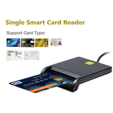 Load image into Gallery viewer, USB Smart Card Reader Stable Operation Reliable Simplicity for DNIE ATM CAC IC ID SIM Card Cloner Connector Windows
