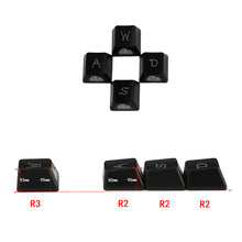 Load image into Gallery viewer, 4Pcs Cute Emo Keycap Set WASD Arrow Broadside Lighting Key Cap for Mechanical Keyboard Compatible with MX Switch
