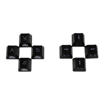 Load image into Gallery viewer, 4Pcs Cute Emo Keycap Set WASD Arrow Broadside Lighting Key Cap for Mechanical Keyboard Compatible with MX Switch
