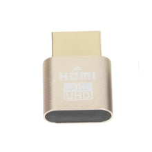 Load image into Gallery viewer, HDMI Virtual Display Adapter HDMI-compatible 1.4 DDC EDID Dummy Plug Headless Ghost Display Emulator For Video Bitcoin Mining DP
