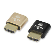 Load image into Gallery viewer, HDMI Virtual Display Adapter HDMI-compatible 1.4 DDC EDID Dummy Plug Headless Ghost Display Emulator For Video Bitcoin Mining DP
