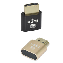 Load image into Gallery viewer, HDMI Virtual Display Adapter HDMI-compatible 1.4 DDC EDID Dummy Plug Headless Ghost Display Emulator For Video Bitcoin Mining DP

