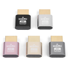 Load image into Gallery viewer, HDMI Virtual Display Adapter HDMI-compatible 1.4 DDC EDID Dummy Plug Headless Ghost Display Emulator For Video Bitcoin Mining DP
