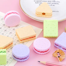 Load image into Gallery viewer, 4Pcs Stationery School Office Supplies Cute Cookie Sharpener For Pencil Creative Item Back to School Lovely
