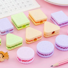 Load image into Gallery viewer, 4Pcs Stationery School Office Supplies Cute Cookie Sharpener For Pencil Creative Item Back to School Lovely
