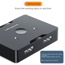 Load image into Gallery viewer, HDMI Switcher 4K 60Hz Bi-Direction 2.0 HDMI Switch 1x2/2x1 Adapter for PS4/5 Xiaomi TV Box 3D 4Kx1920P60Hz/2Kx1080P120Hz Max
