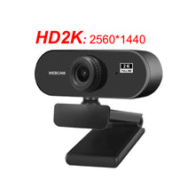 Load image into Gallery viewer, Micro 2K-480P Webcam for Computer PC Laptops Live Streaming FHD Web Camera For Work Meeting With Microphone
