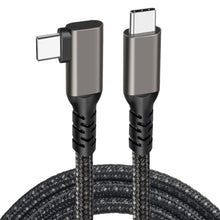 Load image into Gallery viewer, USB C to USB C 20Gbps 3-0.2m Cable 5A 100W 4K60hz USB3.2 Gen2*2 Fast Charge for Oculus Quest Link VR Headset Data Transfer USB-C VR
