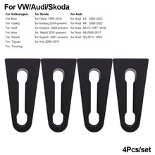 Load image into Gallery viewer, 4Pcs Car Door Lock Buffer Shock Absorber Damping Seal Deadener Quiet Striker Rattling Soundproof Insulation For VW Audi Skoda Seat Accessories

