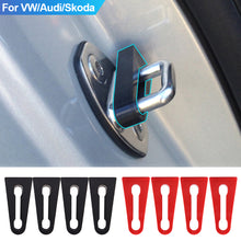 Load image into Gallery viewer, 4Pcs Car Door Lock Buffer Shock Absorber Damping Seal Deadener Quiet Striker Rattling Soundproof Insulation For VW Audi Skoda Seat Accessories
