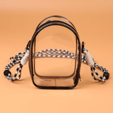 Load image into Gallery viewer, For 15cm Labubu V2 Sitting Party 15cm Cotton Doll Outfit Crossbody Pain Bag PVC Storage Bag Dolls Display Bag
