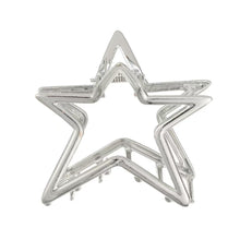 Load image into Gallery viewer, Hollow Five-pointed Star Alloy Hairpin Hair Claw Clip Exquisite Simple Headwear Hair Clip Hair Accessory for Women
