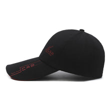 Load image into Gallery viewer, Extended Brim Printed Canvas Baseball Cap Comfortable Breathable Adjustable Casual Outdoor Sunshade Cap for Men Women
