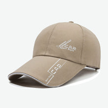 Load image into Gallery viewer, Extended Brim Printed Canvas Baseball Cap Comfortable Breathable Adjustable Casual Outdoor Sunshade Cap for Men Women
