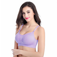 Load image into Gallery viewer, Front Button Nursing Bra Seamless Anti-sagging Gathering Without Steel Ring Underwear Comfortable Breathable Lingerie
