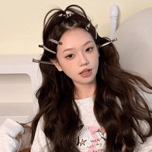 Load image into Gallery viewer, 10pcs Hair Root Fluffy Hairpins Seamless Bangs Clips Simple Silver Alloy Hair Clips Headwear Hair Accessories for Women
