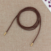 Load image into Gallery viewer, Stylish Casual Women Belt Versatile Weaving Thin Waistband Multicolor PU Leather Dress Bowknot Waist Decoration Belt
