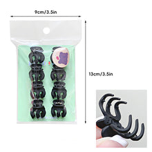 Load image into Gallery viewer, 8pcs/set Black Mini Hair Clip Lovely Bangs Hairpin Hair Claw Clip Versatile Solid Color Headwear Hair Accessories
