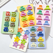 Load image into Gallery viewer, 8pcs/set Colorful Mini Hair Clip Lovely Bangs Hairpin Hair Claw Clip Versatile Fashionable Headwear Hair Accessories
