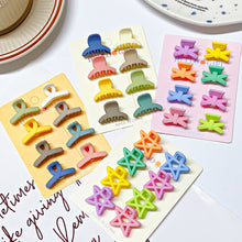 Load image into Gallery viewer, 8pcs/set Colorful Mini Hair Clip Lovely Bangs Hairpin Hair Claw Clip Versatile Fashionable Headwear Hair Accessories
