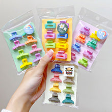 Load image into Gallery viewer, 8pcs/set Colorful Mini Hair Clip Lovely Bangs Hairpin Hair Claw Clip Versatile Fashionable Headwear Hair Accessories

