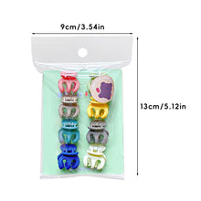 Load image into Gallery viewer, 8pcs/set Colorful Mini Hair Clip Lovely Bangs Hairpin Hair Claw Clip Versatile Fashionable Headwear Hair Accessories
