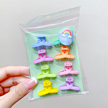 Load image into Gallery viewer, 8pcs/set Colorful Mini Hair Clip Lovely Bangs Hairpin Hair Claw Clip Versatile Fashionable Headwear Hair Accessories
