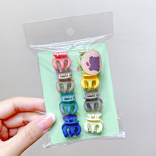 Load image into Gallery viewer, 8pcs/set Colorful Mini Hair Clip Lovely Bangs Hairpin Hair Claw Clip Versatile Fashionable Headwear Hair Accessories
