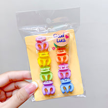 Load image into Gallery viewer, 8pcs/set Colorful Mini Hair Clip Lovely Bangs Hairpin Hair Claw Clip Versatile Fashionable Headwear Hair Accessories
