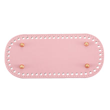 Load image into Gallery viewer, Oval PU Leather Bag Bottom Soft Wear-resistant Handmade DIY Bag Bottom Multicolor Exquisite Workmanship Bag Accessories

