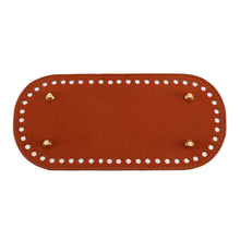 Load image into Gallery viewer, Oval PU Leather Bag Bottom Soft Wear-resistant Handmade DIY Bag Bottom Multicolor Exquisite Workmanship Bag Accessories
