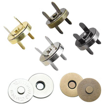 Load image into Gallery viewer, Invisible Magnetic Buttons Stitching Free Installation Antioxidant Durable Metal Magnet Buttons Bags Clothing Accessories
