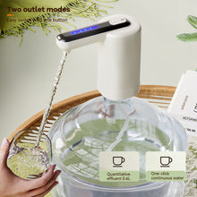 Load image into Gallery viewer, Automatic Electric Water Gallon Pump Drink Dispenser Electric Magic Tap Water Bottle Pump USB Desktop Rechargeable Water Pump

