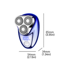 Load image into Gallery viewer, Men Shaving Tool Waterfpfoof Usb Rechargeable Portable Electric Shaver with Led Battery Display Travel Rotary Razor
