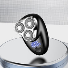 Load image into Gallery viewer, Men Shaving Tool Waterfpfoof Usb Rechargeable Portable Electric Shaver with Led Battery Display Travel Rotary Razor
