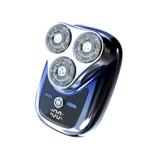 Load image into Gallery viewer, Three Blade Head Electric Shaver With Digital Display USB Charging Male Shaving Trimmer Detachable Blade Washable Mini Razor
