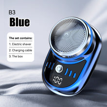 Load image into Gallery viewer, Portable Men's Razor Mini Razor Usb Rechargeable Travel Detachable Razor Body Hair Trimmer Remover Body Clean Product
