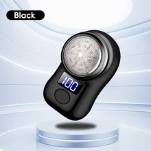Load image into Gallery viewer, Men Shaving Tool Usb Rechargeable Portable Electric Shaver with Led Battery Display for Men Mini Travel Rotary Razor
