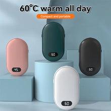 Load image into Gallery viewer, 2in1 USB Rechargeable Winter Hand Warmer Power Bank Mini Hand Warmer Electric Heater Pocket Warmer High-capacity Winter Gift
